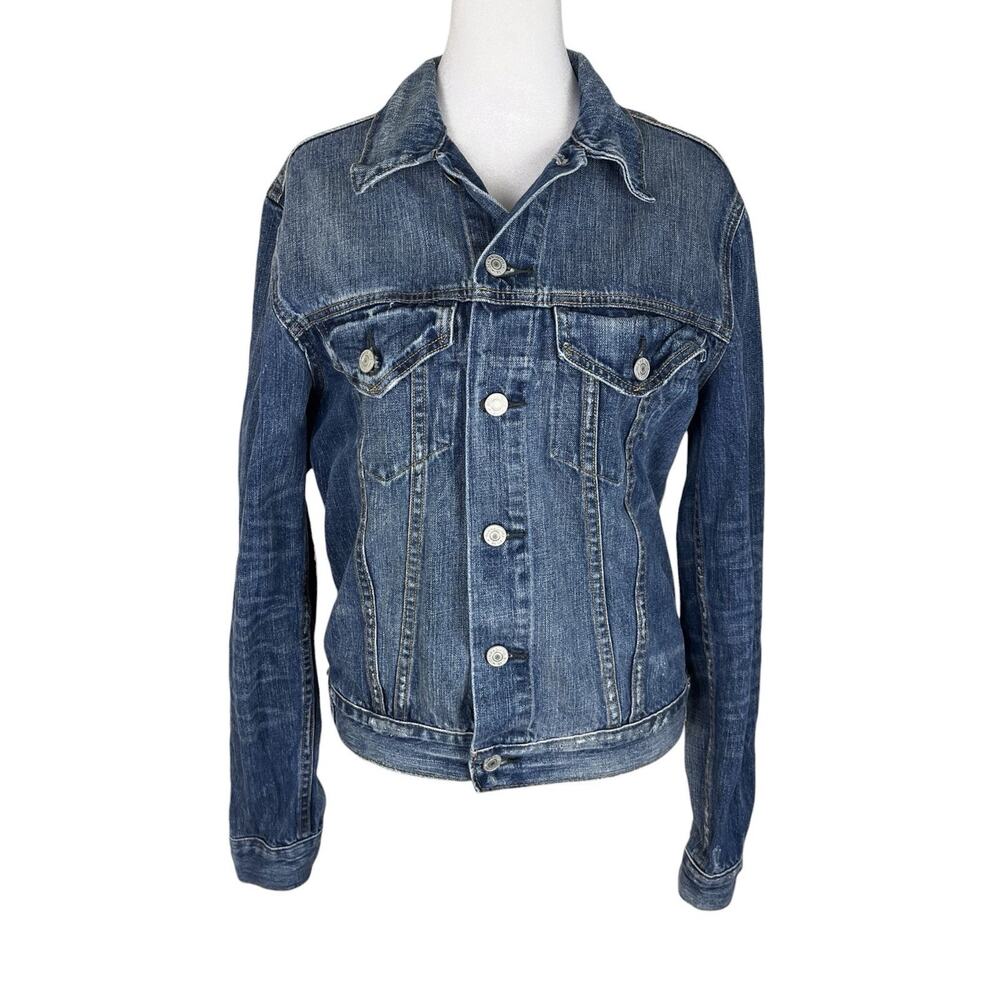 Denim & Supply Ralph Lauren Trucker Jean Jacket Rustic Western Wear Size Small - Picture 2 of 6